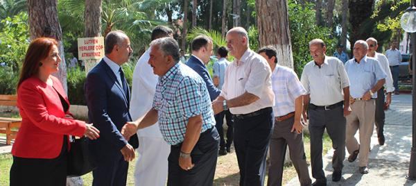 Arsuzda coşkulu bayramlaşma